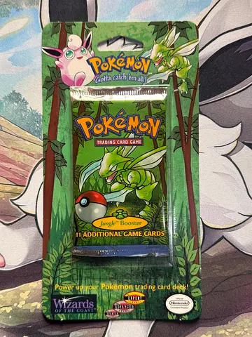 Rare Pokémon Trading Card Game Booster Pack - JUNGLE BLISTER