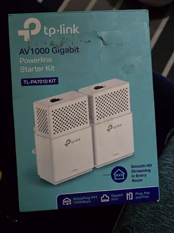 TP-Link AV1000 Gigabit Powerline Starter Kit for Seamless Networking