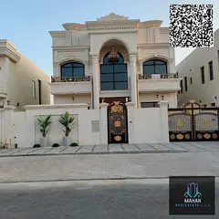 Villa for sale in Al Alia area - including central air conditioning with machines - two floors - 5 m