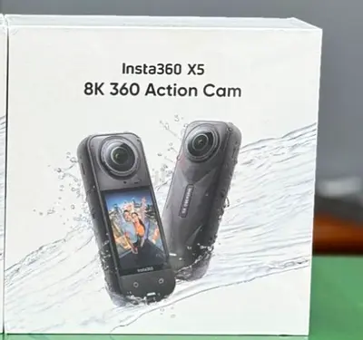 Insta 360 X5 8K 360 Action Camera Black