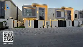 Luxury villa with pool and garden in Ajman | Modern design and super deluxe finishing | Freehold