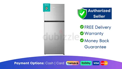 Hisense Refrigerator 328L Top Mount  Brand New | 1 Year Warranty | FREE Delivery | AJM7262