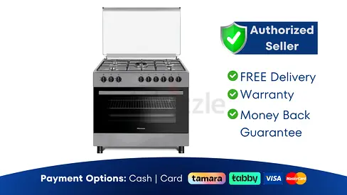 Hisense 90x60 Gas Cooker with 5 Burners  Brand New | 1 Year Warranty | FREE Delivery | AD75246