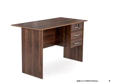 Functional Study Table in Brown