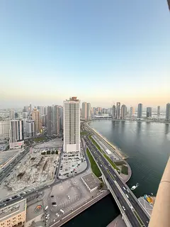 Luxury apartment for rent – ​​3 bedrooms + maid's room in Al Qasba, Sharjah  A unique oppo