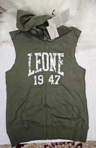 LEONE 1947 Original Sleeveless Hoodie  هود رجالي جديد