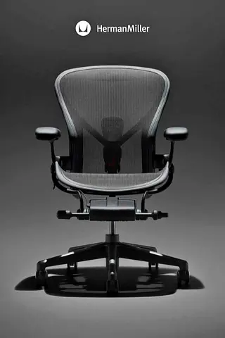 Remastered Herman Miller Aeron Chair Fully Loaded