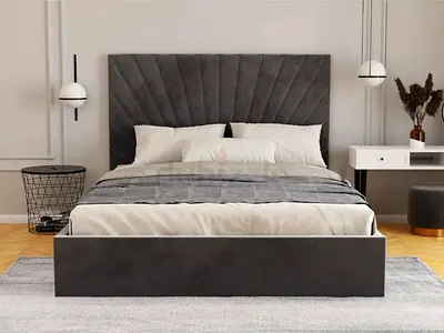 Brand new Queen size bed storage bed nd medical mattress queen bed family bed