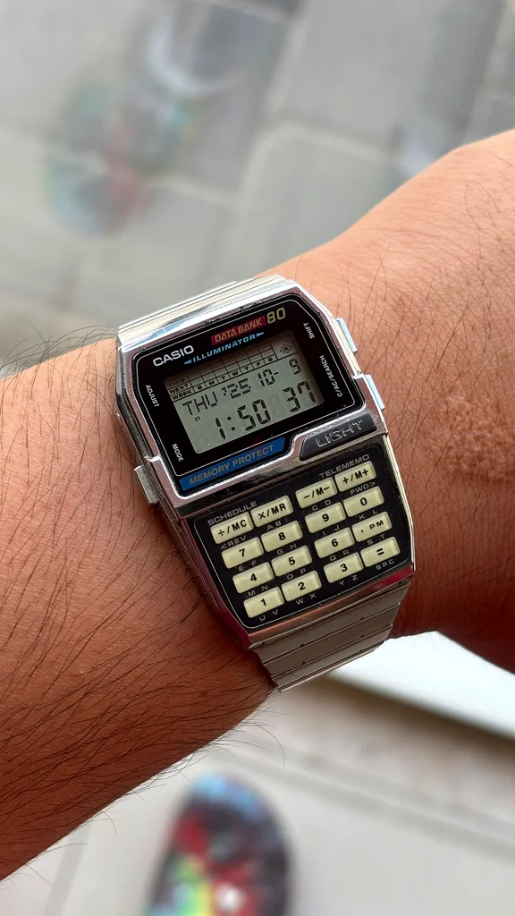 Casio DBC 1500 Module 1477 Calculator Data Bank Original Vintage