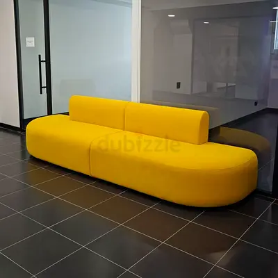 Stylish Yellow Sofa for a Modern Living Space