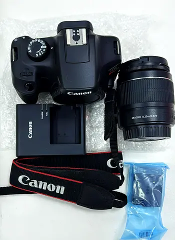 Canon Eos Rebel T100 With 18-55MM Lens Kit DSLR Black