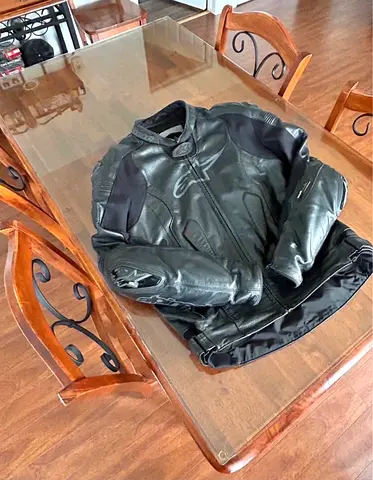 Alpinestar Motorcycle Motorbike Racing CE Leather Track Jacket