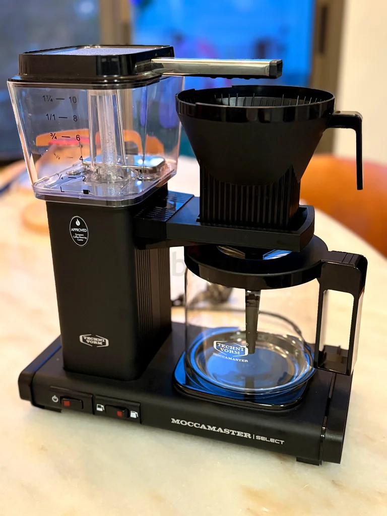 Brewing Process Moccamaster Kbg Select Matt Black Moccamaster KBG