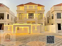 For sale, a villa in Al Helio, 4 rooms + a living room, 2 halls, and a maid’s room, freehold for a