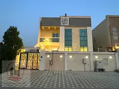 Villa for rent in Al Zahya, Ajman, 5 rooms, a living room, an excellent location, with electricity a