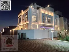 Villa for sale in Ajman, Al Helio 2 area, elegant design, prime location Includes registration fees,