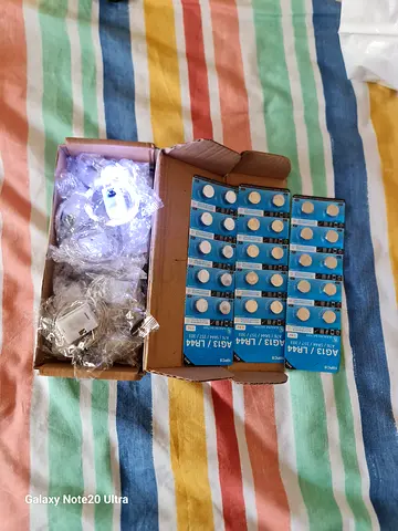 Battery Pack with LED Lights for DIY Projects