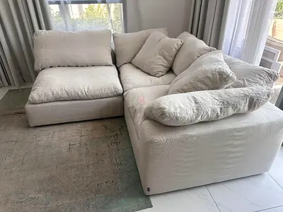 Premium Quality Marina ___ Home feather filled Luscious 3_ pieces Corner Sofa Sets