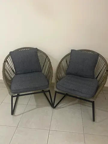 Stylish and Comfortable Pair of Lounge Chairs