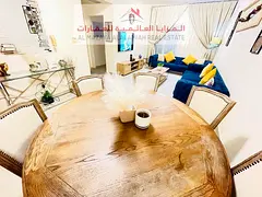 For rent monthly - fully furnished one-bedroom apartment and living room with hotel furniture - Shar