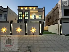 Villa for sale in Al Helio 2, Ajman, elegant design, prime location, including registration fees