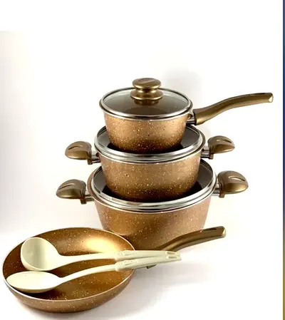 Home Maker Brand New Granite Coating Cookware Set new