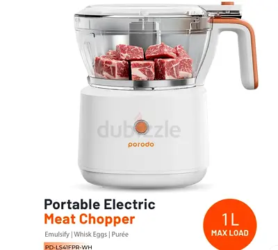 Convenient Portable Electric Meat Chopper for Effortless Meal Prep
