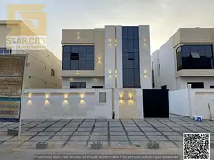 Luxury modern villa for sale in Al Helio 2 - Ajman | Contemporary design and private pool