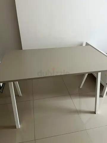Ikea desk TROTTEN beige 120x70 cm