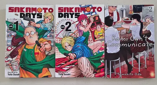 Sakamoto and komi cant communicate manga anime books