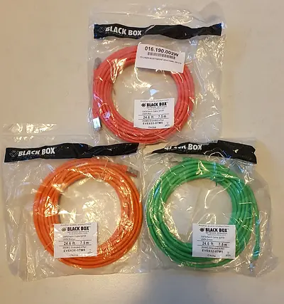 Premium Black Box Ethernet network Cables CAT6 SFTP