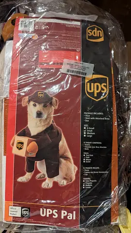 UPS Pal Costume for Pets - Perfect for Your Furry Delivery Buddy!