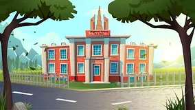 SCHOOL FOR LEASE BUILDING WITH 46 CLASS ROOMS AND 13 BUSES OWNED BY SCHOOL TOTAL