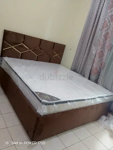 King size bed frame with mattress soft