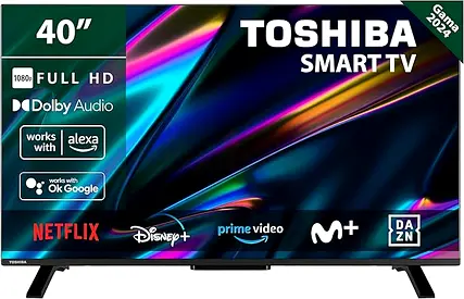 Toshiba 40LV2E63DG 40 inch Full HD 1920 x 1080 HDR10 Smart TV 2 x HDMI