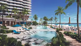 Furnished | high floor | beach access