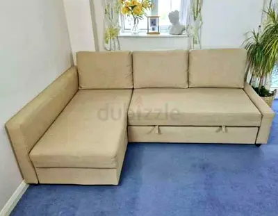 L shape sofa bed with storage