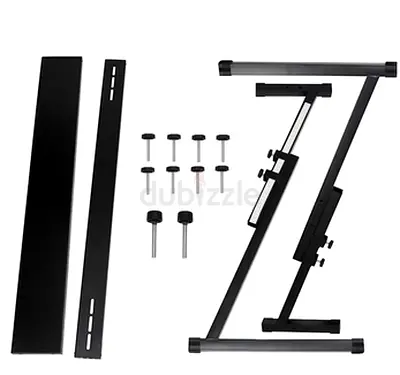 Electronic Piano Stand Z-shaped with 2 accessories حامل البيانو على شكل Z