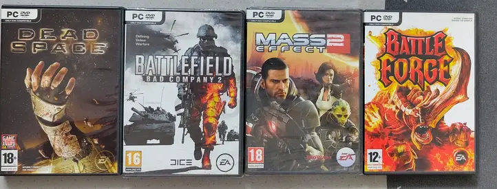 PC-DVD Games (4 pcs)