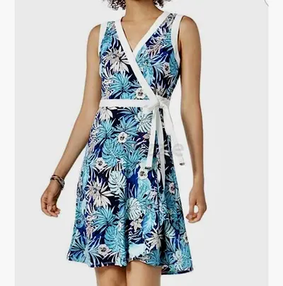 Beautiful Floral Wrap Dress for Sale!