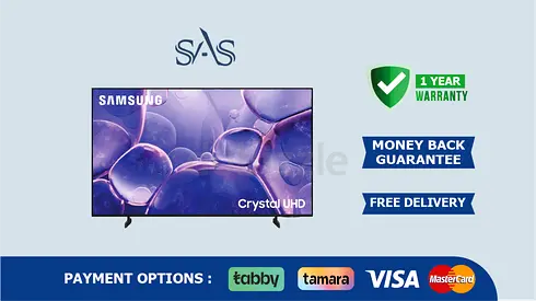 Samsung 65 Inch Tv - Crystal UHD - New - Free Delivery - Warranty - 4K Smart TV