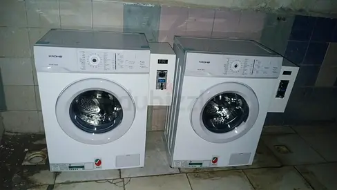 Coin washing machine for labour camp