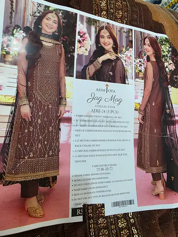 Asim jofa unstitched dress festival collection