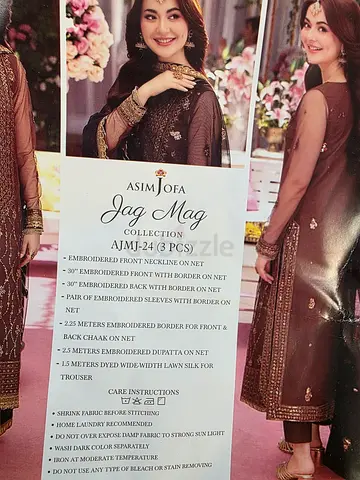 Asim jofa unstitched dress festival collection