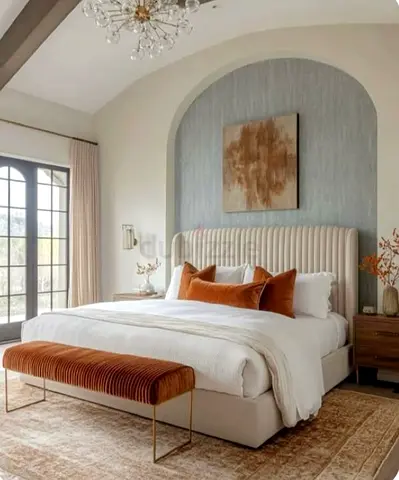 Elegant Modern Bedroom Set with Luxurious Touch