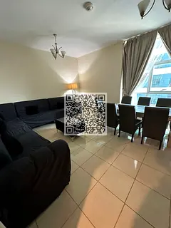 FURNISHED 2BHK AVAILABLE FOR RENT IN ORIENT TOWER AJMAN FULL SEA VIEW