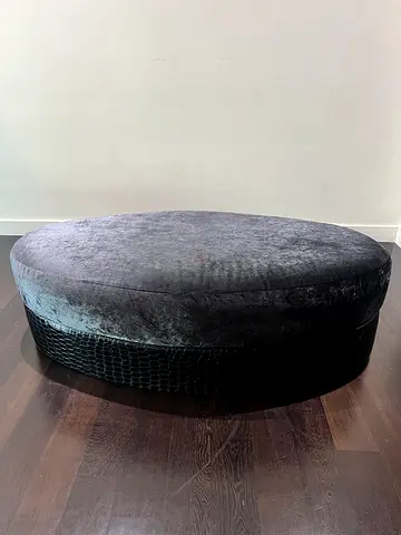 Stylish unique oval lounge piece