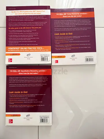 GRE Entrance Exam Books in very Good Condition