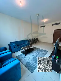 Two-Bedroom Apartment for Sale in Ajman One Tower – City and Park View Spacious apartment with a p