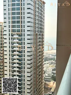 2BR Apartment for Sale in Ajman One Tower | 2 Masters | City &amp; Garden View | 1,668 Sqft